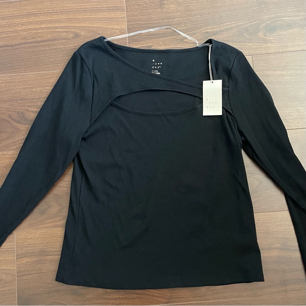 A New Day Black Long Sleeve